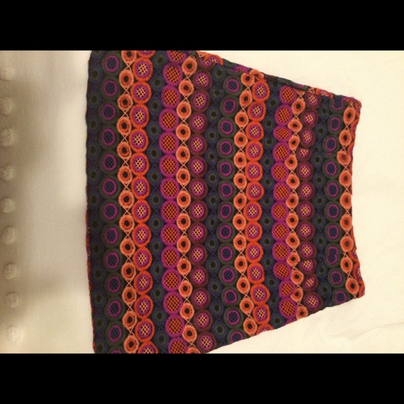 Anthro Hutch Ellen Embroidered Mini Skirt - Picture 8 of 10